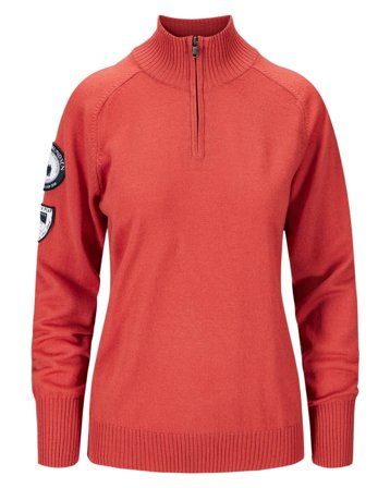 Amundsen Peak Half Zip Womens Weathered Red