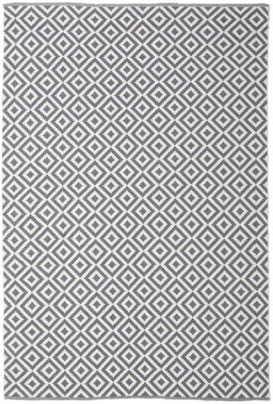 Rutet Torun Teppe - Grå/Vit 200X300