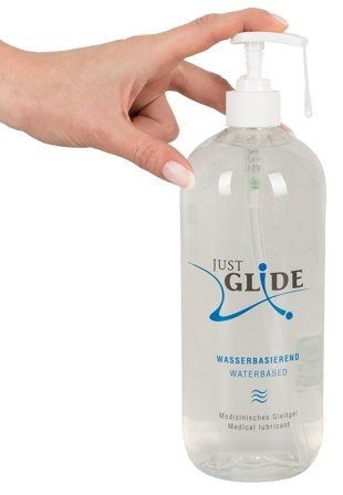 Just Glide: Waterbased Glide 1000ml - Sexleker Vuxen: glidemeddel