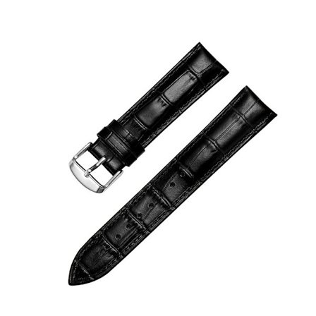 Läderarmband för klocka, alligatormönster, kalvskinn, utbytesrem Sta