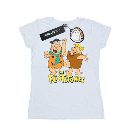 The Flintstones Dam/Kvinnor Fred Och Barney Bomull T-Shirt L