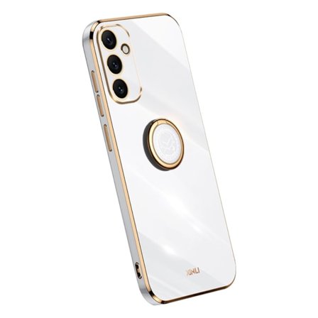 SKALO Samsung A34 5G XINLI TPU suojakuori rengas - Valkoinen