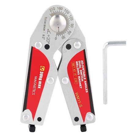 WM11-S Justerbar Dobbel Kontakt Svejsningspositionerings Magnetisk Stand Håndværktøj Tilbehør