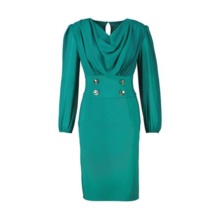 Rinascimento, Midi Dresses Groen, Dames, Maat:S