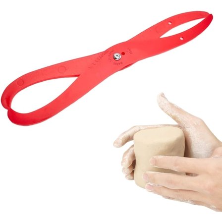 12" Lengde Bøyd-Ben Plast Caliper Leire Skulptur Keramisk Måleverktøy for Utskjæring, Forming, Leire Skulptur, Modellering