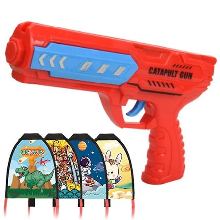 Drageskyter med drageleke sett Morsom drage Strand Hage Utendørs leker for barn Gutt Jente Bursdagsgave Red