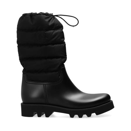 Moncler, Ginette Rain Boots Zwart, Dames, Maat:40 EU