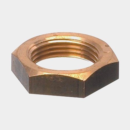 Kontramutter do przejścia przez pokład Guidi Lock nut, mosiądz, pasuje do 1/4" G (BSP) - Jachtowa
