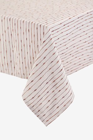 Svanefors - Bordsduk Unni - Brun - Bordsdukar - 145X280 - Från Homeroom