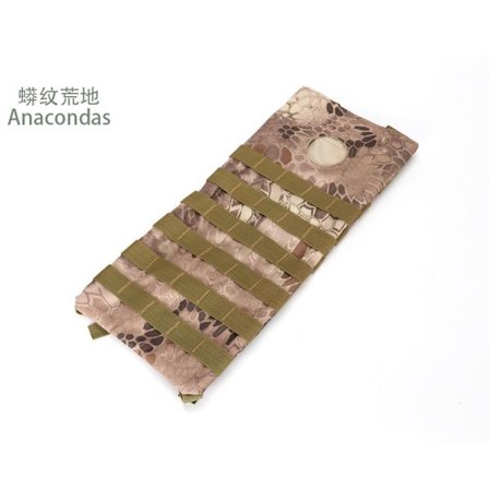 New Arrival 3L Taktisk vattenväska Militär vandring Camping Vattenförvaring Blåsa MOLLE Hydration Ryggsäck Påse Vattenpåse