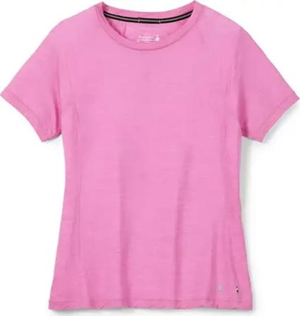 Smartwool Women's Merino Sport Ultralite Short Sleeve Women Short sleeved fitness sweater Pink XL