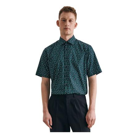 Seidensticker Business Shirt Regular , Groen , Heren , Maat: 3XL