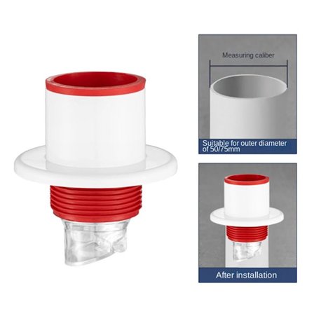 Gulvsluk Avløpsdeksel HVIT