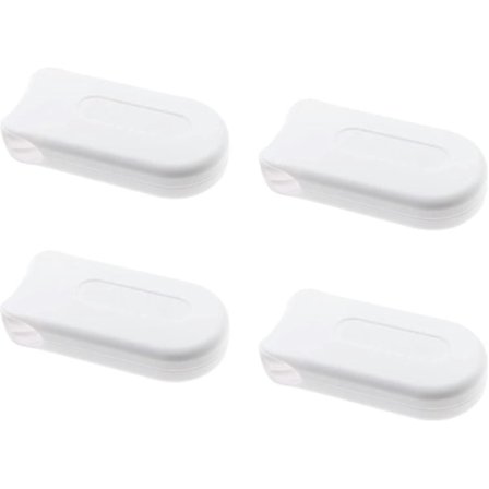 Snorevægt reservedel til lodrette persienner rullegardiner vinduesskodder plast sikkerhedshåndtag strammer enhed persiennetilbehør (4 stk., hvid)