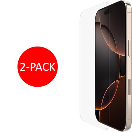 2-Pack iPhone 16 Pro Max Skärmskydd Härdat Glas Premium