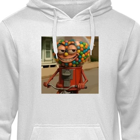 Barnehettegenser Italiensk Brainrot godtemaskin - Retro-stil tyggemaskin