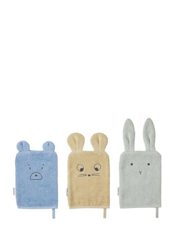 Sylvester Washcloth Home Bath Time Towels & Cloths Cloths Sininen Liewood