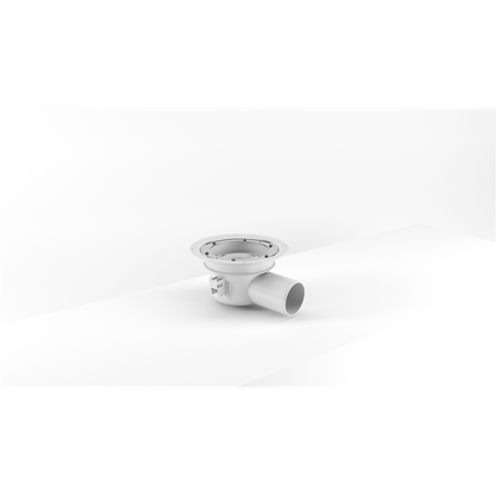 Purus Oden Gulvsluk sideutløp, 150 mm, Innendørsavløp