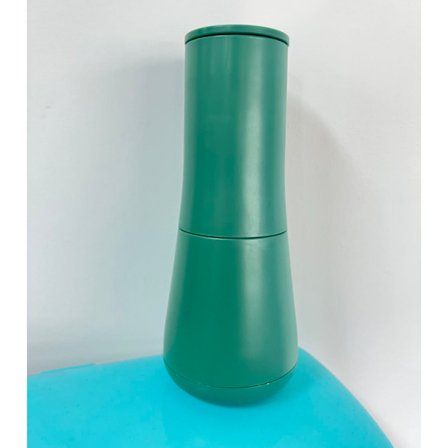 Sæt med 1 salt- og peberkværn - Spildfri - Rustfrit stål - Grøn