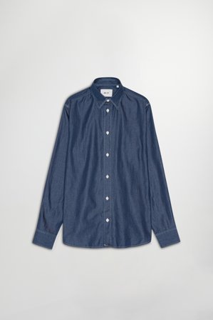 NN.07 Colby 5765 Shirt Male Blue Organic Cotton