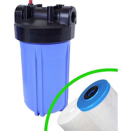 Big Blue FHPP-10BB 10' indløb/udløb 1' hunfilterhus