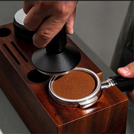 58 mm Espresso Tamper, Kaffe Tamper til Espressomaskine, Espresso Hånd Tampere med Kalibreret Tam