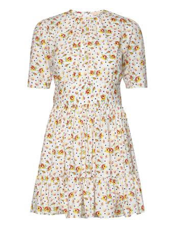 Poplin Mini Dress Kort Kjole Multi/mønstret By Ti Mo