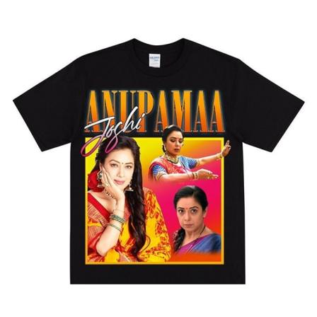 RUPALI GANGULY T-shirt För Bollywood-fans Black L