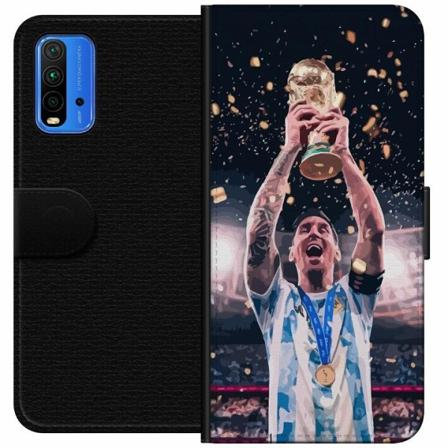 Xiaomi Redmi Note 9 4g Plånboksfodral Messi