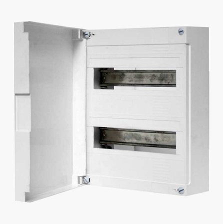 Normkapsling Elskåp 2 x 12 Moduler - Biltema