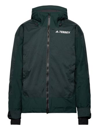 Terrex 2-Layer Insulated Snow Graphic Jacket Outerwear Sport Jackets Grön Adidas Performance