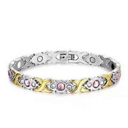 Terapeutisk magnetisk armbånd for kvinner og menn, energihelbredende, terapi mot artritt, smykke, 1 stk