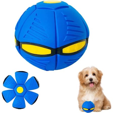 Flyvende underkop-bold til kæledyr, underkop-bold til hunde, flyvende underkop-bold til kæledyr, flyvende underkop-hundelegetøj, egnet til katte og 