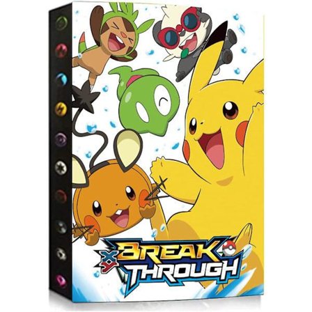 9 taskua 432 kortin animealbumikirja Pikachu-suosikki keräilykorttikansio Joy