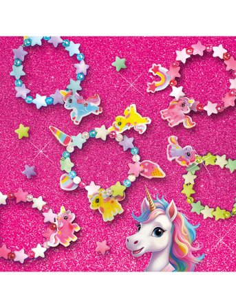 SES Creative Shrink Film - Unicorn Charm Bracelets - Multi/patterned - ONE SIZE