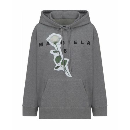 Maison Margiela, S62Gu 0063S25337858M Sweatshirt Szary, Kobieta, Rozmiar: M