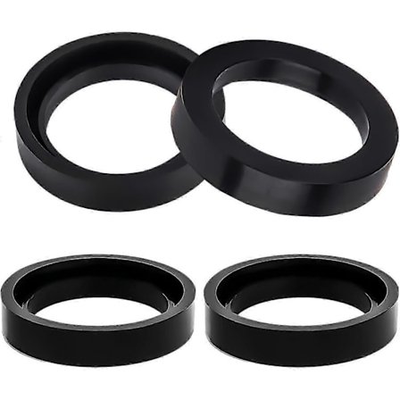 4 stk. tetningssett for innløp og utløp for Intex Pure Spa, pakning mellom koblinger, tetninger for Simple Spa 11699 Sikrer sømløs vannstrøm Silikon 