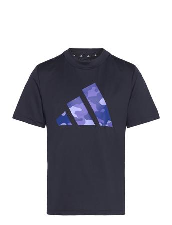 J Tr-Es Pri T Tops T-Kortærmet Skjorte Black Adidas Sportswear