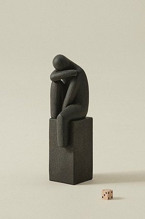 Jotex - Deko-figur Dunkelgrau - ALONE - Kaufe Deko-Accessoires bei Jotex