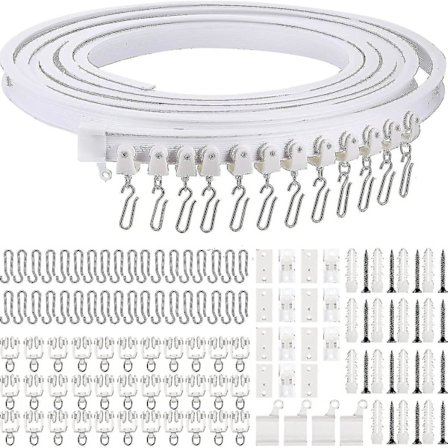 5 Meter Bøyelig Tak Gardinskinne Buet Skinne Fleksibel Takskinne