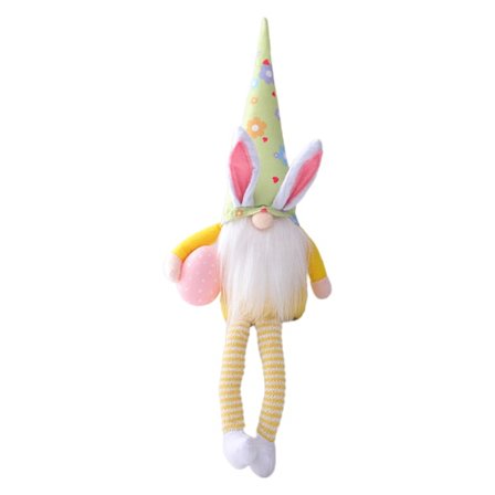 Påskhare Ornament Ansiktslös Tomte för Docka Hängande Hänge Gott Nytt År Dekorations Juldekorationer för Hemmet