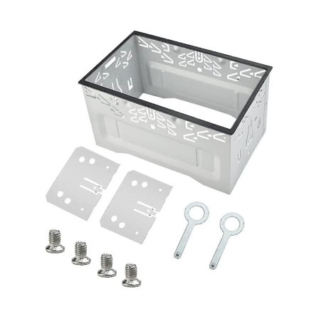 Universal 2din dubbel DIN metallram installationsram för bilradio