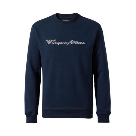 Emporio Armani, Sweatshirt Blauw, Heren, Maat:L