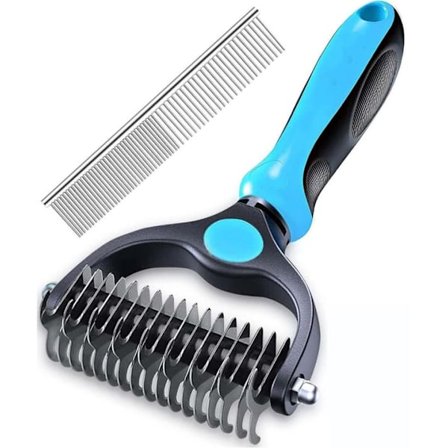 Flokefjerner underullskam for hund og katt