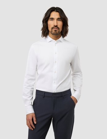 Shaping New Tomorrow - Classic Shirt - White - Slim Fit - Herr - Storlek XL