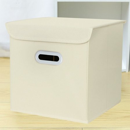 Yunkeeper Tygförvaringsbehållare med lock Garderobsorganisatörer F