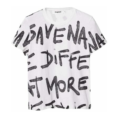 Desigual Tops Hvid, Dame, Størrelse: XS