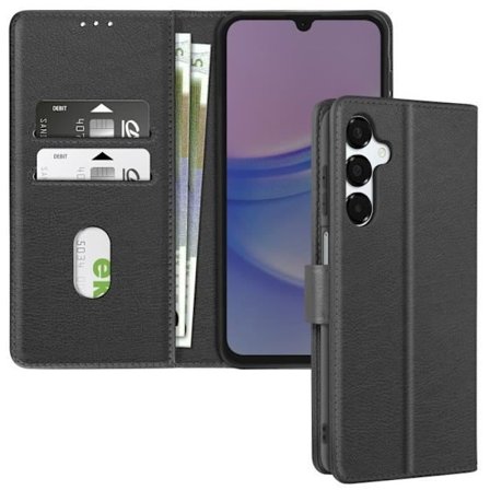 Etui til Samsung Galaxy A16 - Chesterfield - Sort - Pung - Videostøtte - Magnetisk flap