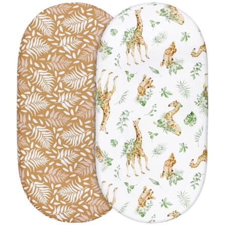 Gllquen - Spjälsäng, tight fitting spjälsäng, andningsbar elastisk madrass, barns resesäng, 2-delars set