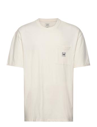 Loose Pocket Tee Cream Lee Jeans